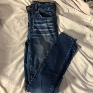 AE dark wash jeans